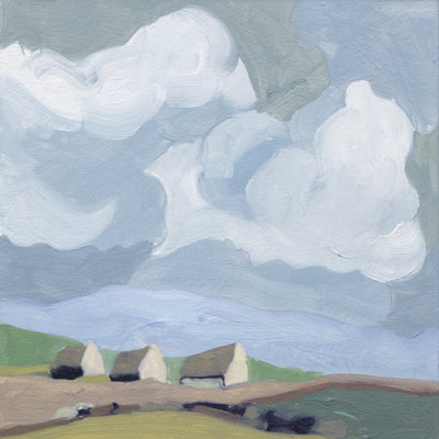 A Quiet Village III 1 Piece Wrapped Canvas Painting