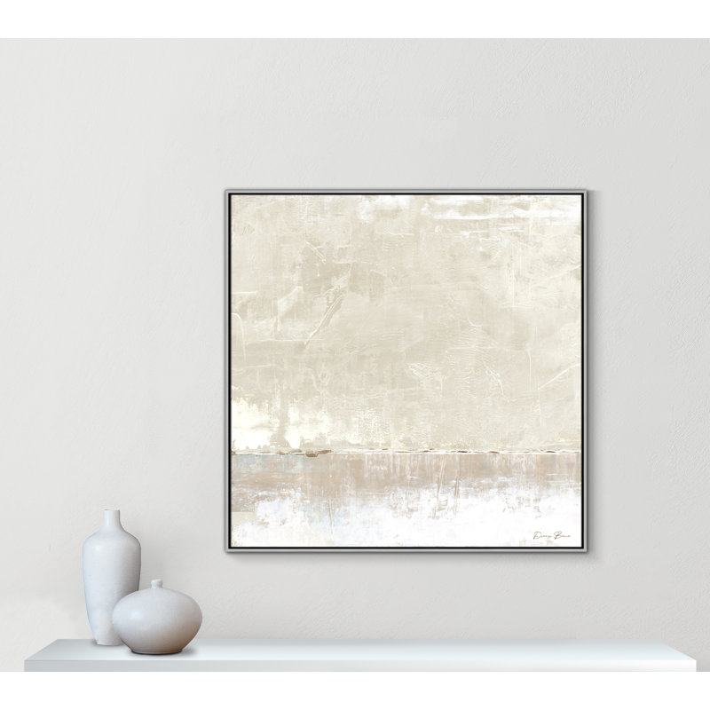 Delevan Better Days - reproduction de cadre flottant sur toile, H 46,5 po x l 46,5 po, Argent argent