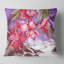 Orchidée rouge avec mer - coussin à imprimé floral-29883641-29883645