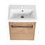 Meuble-lavabo flottant mural avec lavabo en céramique-73486539