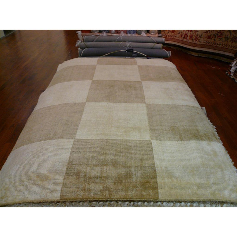 Tapis ivoire / gris Balfor, Rectangle 4 pi x 6 pi