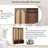 [Assembly Video]Farmhouse Hall Tree With 4 Rattan Doors, Versatile 4-In-1 Bench With 6 Hooks, Mid-Century Shoe Cabinet With Adjustable Shelf For Living Room, Walnut, 55.1"W (NEW SKU: N721S000074D)-1433820883