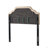 Tufted Upholstered Headboard Queen Size, Solid Wood Head Board With Durable Metal Legs-1680481700