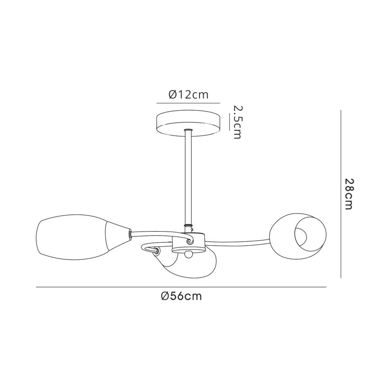 Conklin 3 - Light Chandelier