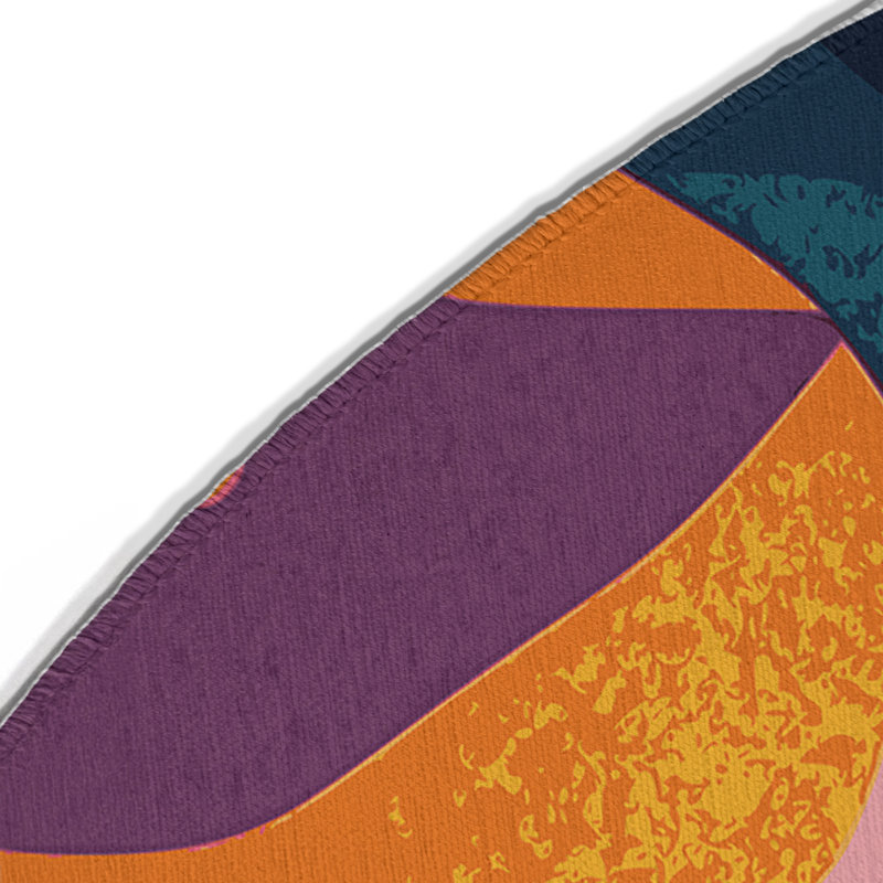Tapis intérieur et extérieur Starlight Glow, Rond 5 pi