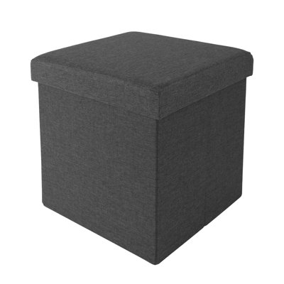 15.7'' W Upholstered Storage Ottoman