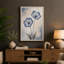 Delicate Blue Blooms Botanical - Wrapped Canvas-519470510-519470511