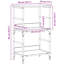 Holweg 50cm W Steel Standard Bookcase-186133428-186133433