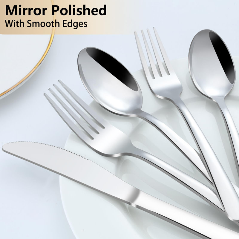 60-Pcs Silverware Set Service For 12