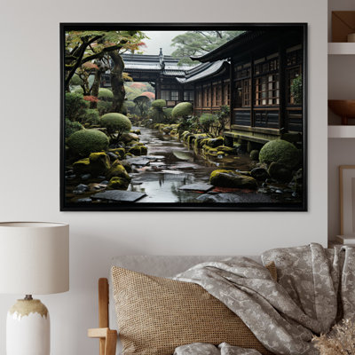" Japon Art Silent Temple "