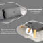 Modern Futon Sofa Bed - Click Clack Convertible 2 Seater-1210646235
