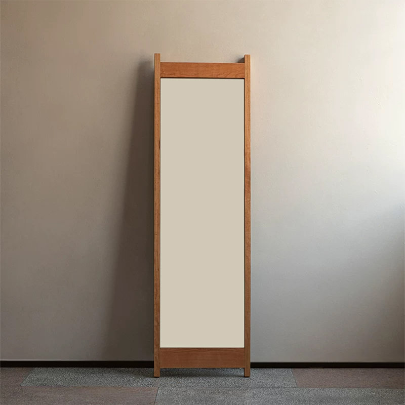 Miroirs pleine longueur rectangulaires en bois massif