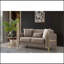 Causeuse convertible en tissu de velours Melody
