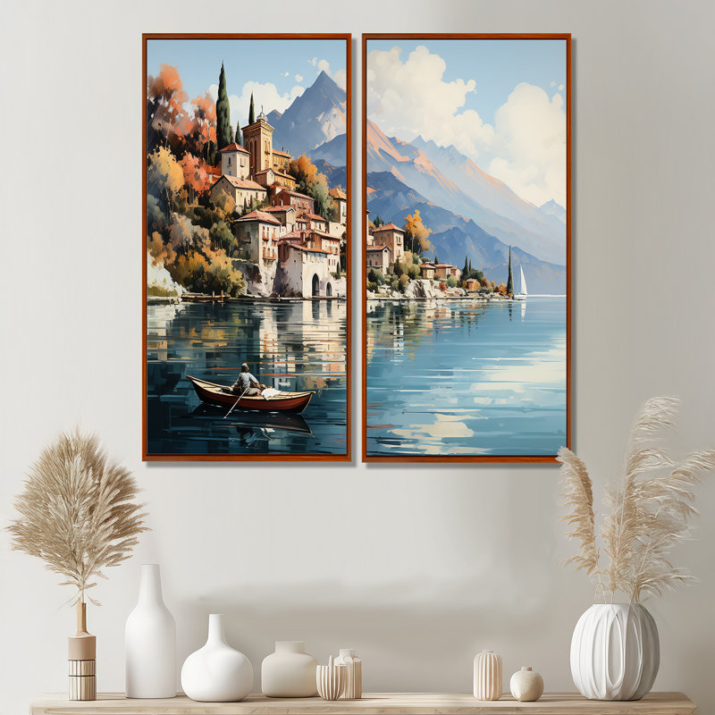 Nimmons - Art mural sur toile traditionnel, 40" H x 40" W, Impression encadrée flottante, Brown