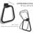 Matte Black Towel Ring for Bathroom