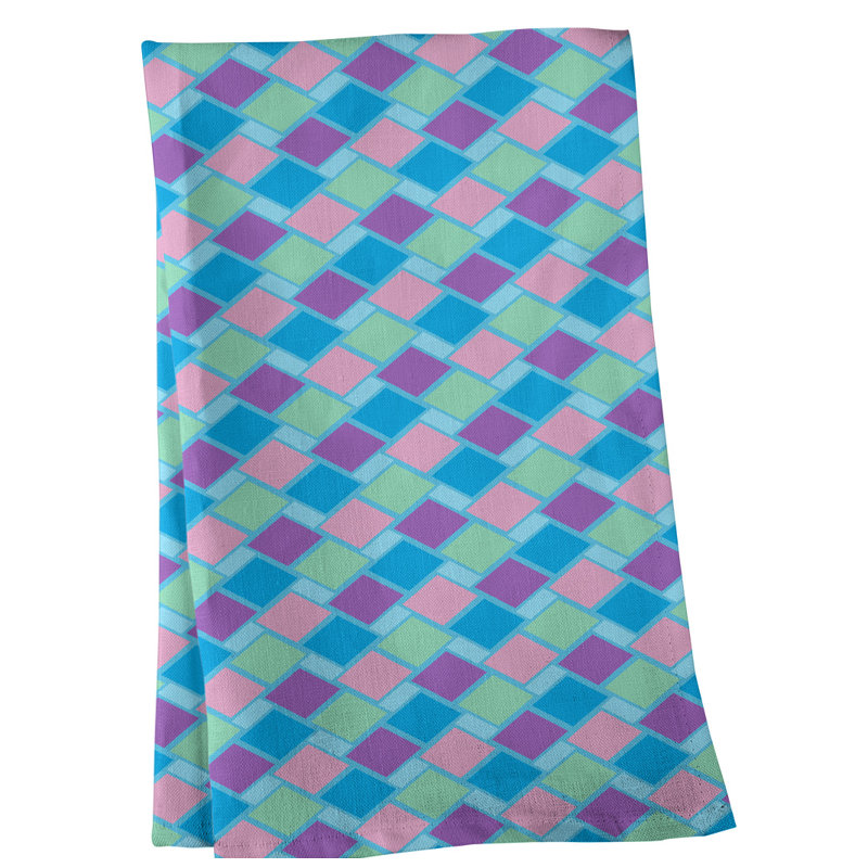 Mcguigan Tea Towel Kitchen Towel, Cotton Twill, Blue/Pink