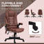 Fauteuil de massage chauffant vibrant à 6 points BEIMO en microfibre rouge foncé pour un usage quotidien-1042144894