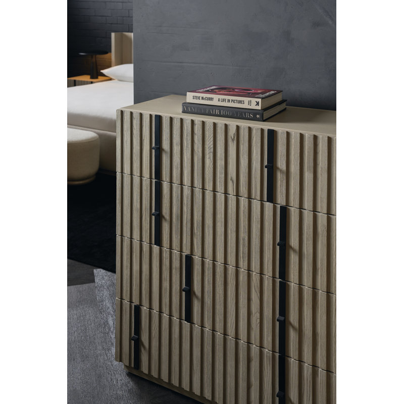 Clancy 4 - Drawer Solid Wood Dresser