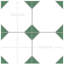 Canterbury 12-7 / 8 po X 12-7 / 8 po Carreau de porcelaine pour plancher et mur-114210912