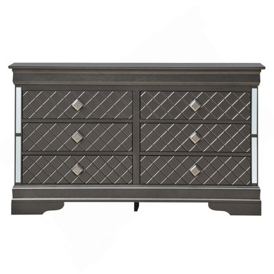 Commode Verona G6702-D, noir métallique