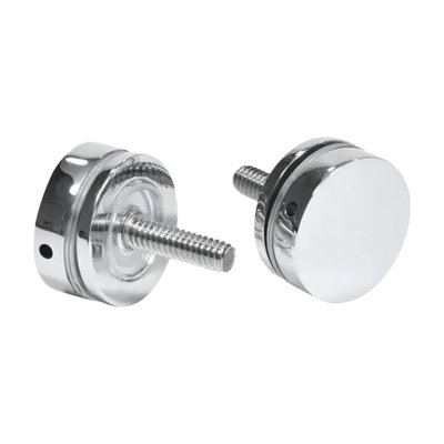 Ensemble de rondelles ou de goujons de rechange Brixwell pour poignée de traction unie à simple face de 1-1 / 4 po, finition chrome poli