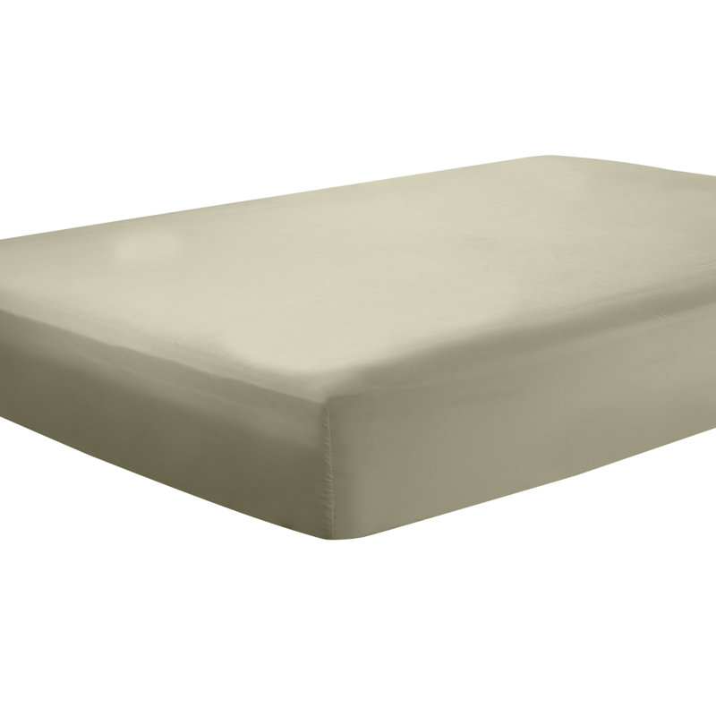Soft Microfiber Fitted Sheets Moisture Wicking Fitted Bed Sheets Fits Up to 16" Deep Pocket, King, Sage