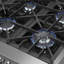 Cuisinière à double combustion en acier inoxydable 60 pouces Galiano, 10 brûleurs, 8,64 pieds Fours à convection véritable
