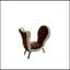Chaise longue rembourrée pliable avec pieds robustes