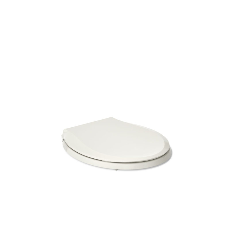 Cachet® Quiet-close™ Round-front Toilet Seat, Almond, Ready Latch