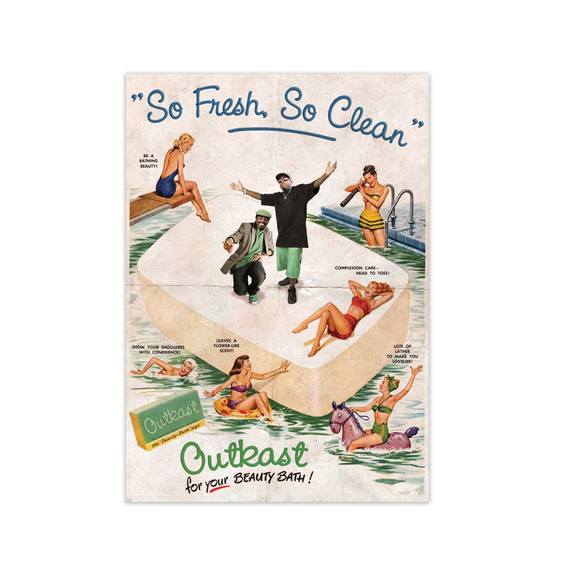 Outkast So Fresh So Clean by David Redon - Print, No Frame, 29.7 cm H x 21 cm W x 1 cm D