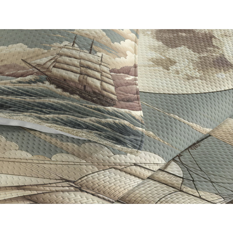 Polyester Coverlet, King Coverlet + 2 Standard Shams
