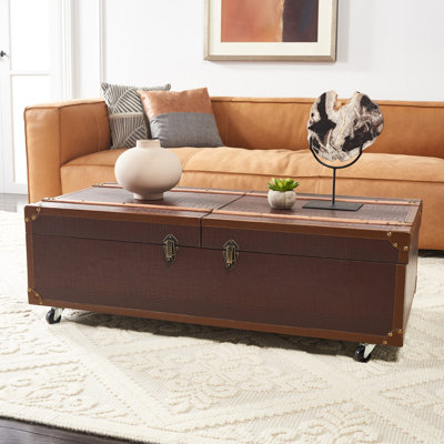 Table basse à roulettes avec rangement Rocker