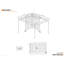 Rideaux en polyester noir Diani 10 pi x 12 pi
