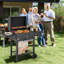 Dakota Fields Bridy 128cm W Charcoal Grill