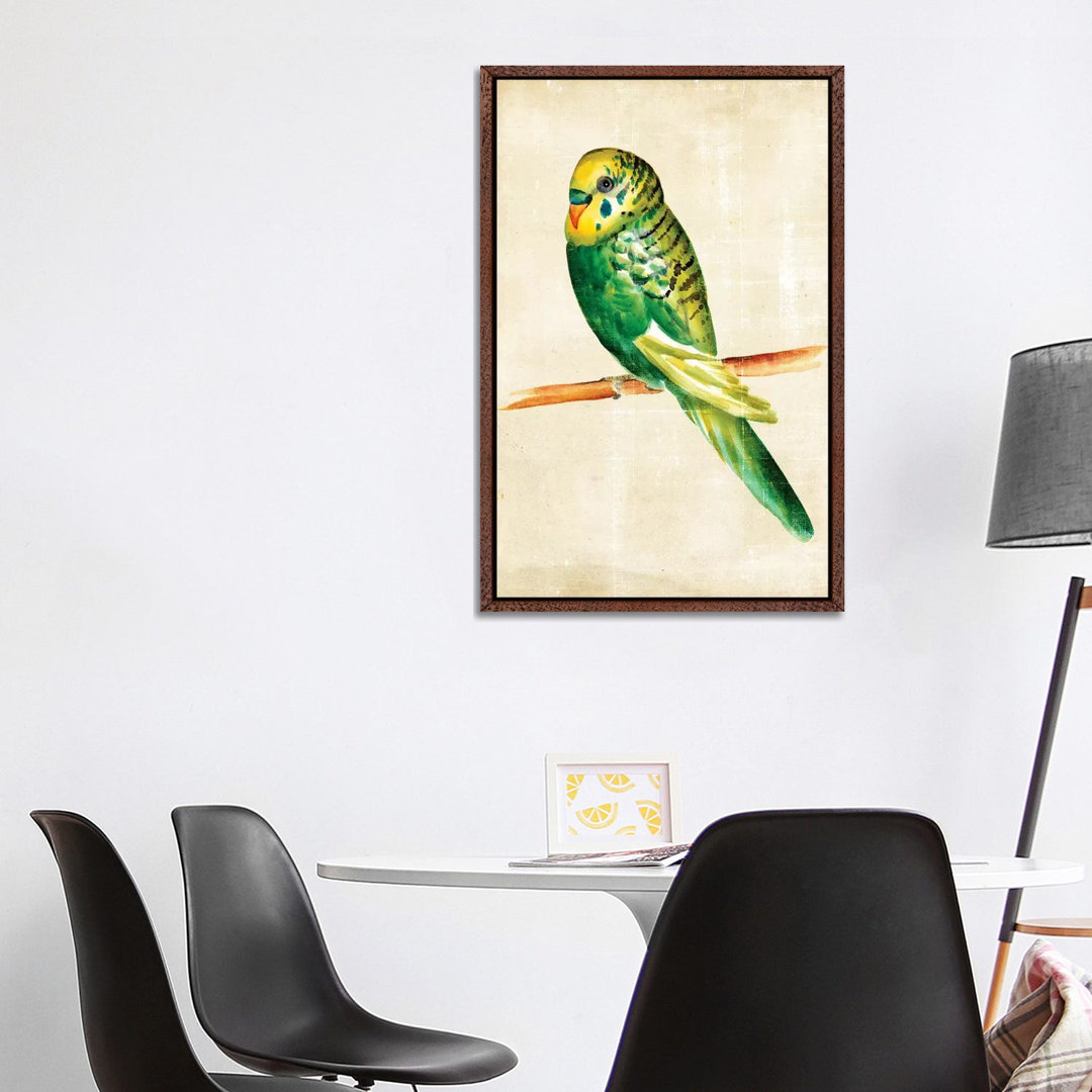 Fanciful Birds III von Chariklia Zarris - Galerie-umwickelte Leinwand Giclée