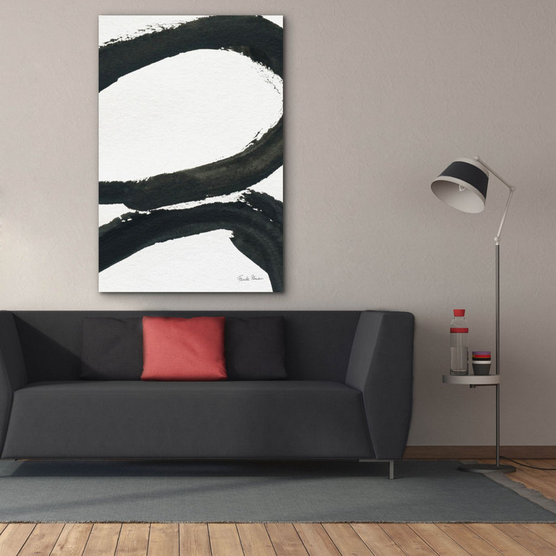  «Inky 1» par Farida Zaman, art mural sur toile, 40 po x 60 po