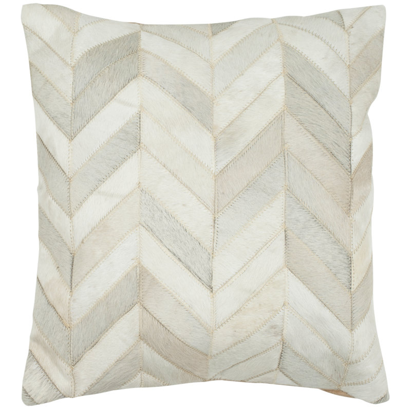 Coussin décoratif , 18 po x 18 po, Multicolore / blanc