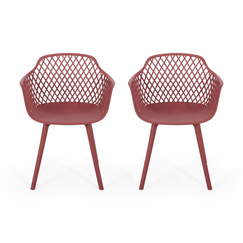 Fauteuils de salle à manger Olivia, Rouge