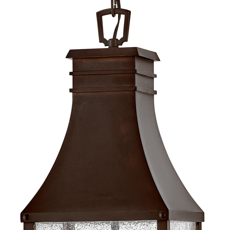 Beacon Hill 3-Light Outdoor Hanging Lantern, Blackened Copper