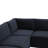 Deirdre 5 - Piece Modular Velvet Reversible Sectional-1945830646