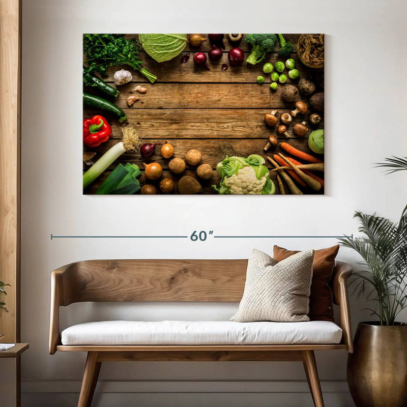 Yarlin Vegetable Feast, 32" H x 48" W