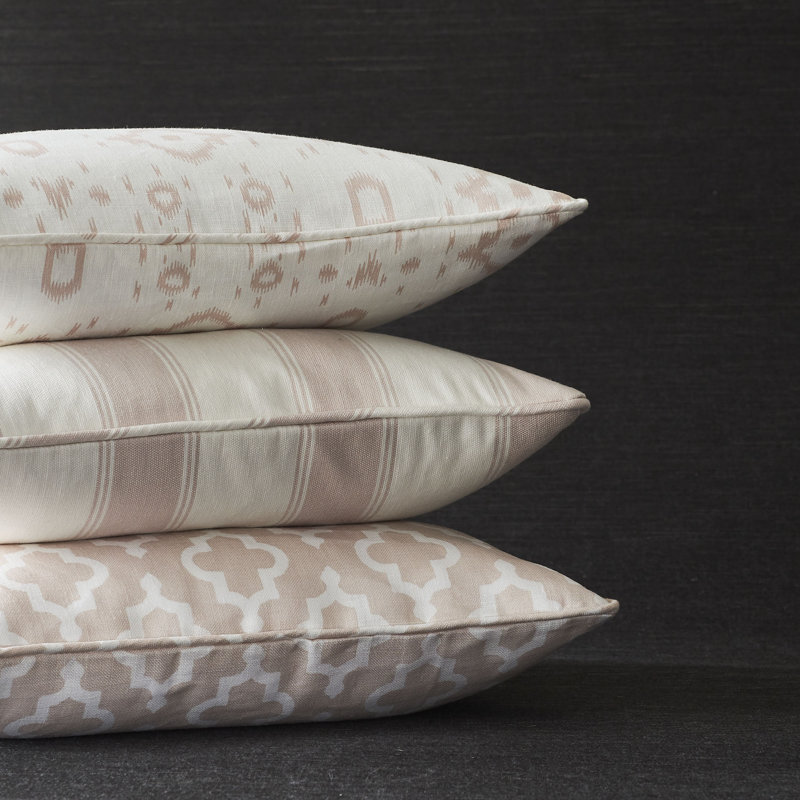 Schumacher x Veere Grenney Tabitha Fabric, Quiet Pink