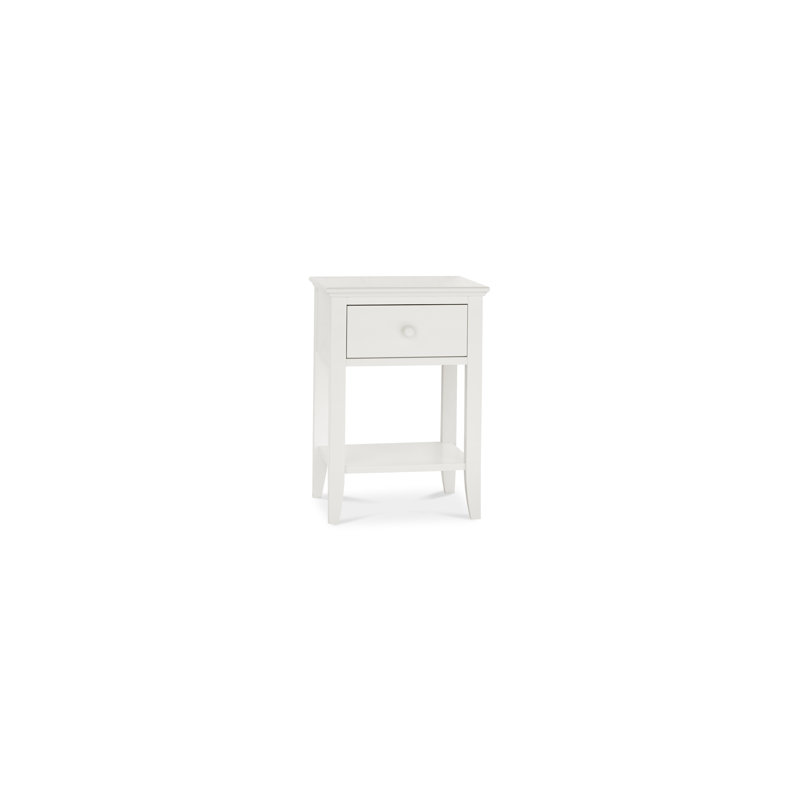 Broadridge 43.2cm W Bedside Table, White