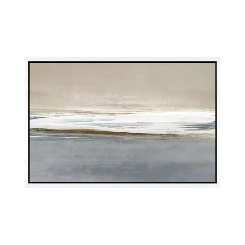 Reflective II by Jake Messina - Painting on Canvas, 101.6 cm H x 66.04 cm W, White Framed