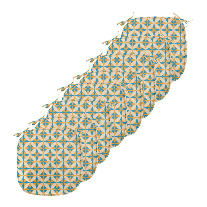 Coussin de siège Origami Illustration Retro