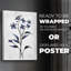 FLORAL Series DXLVII - Impression sur toile seulement - NON CADRE