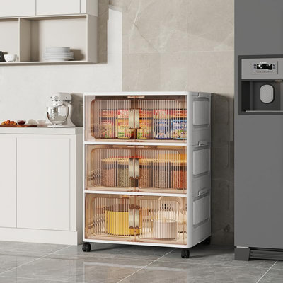 Stackable Closet Organizer with wheel
