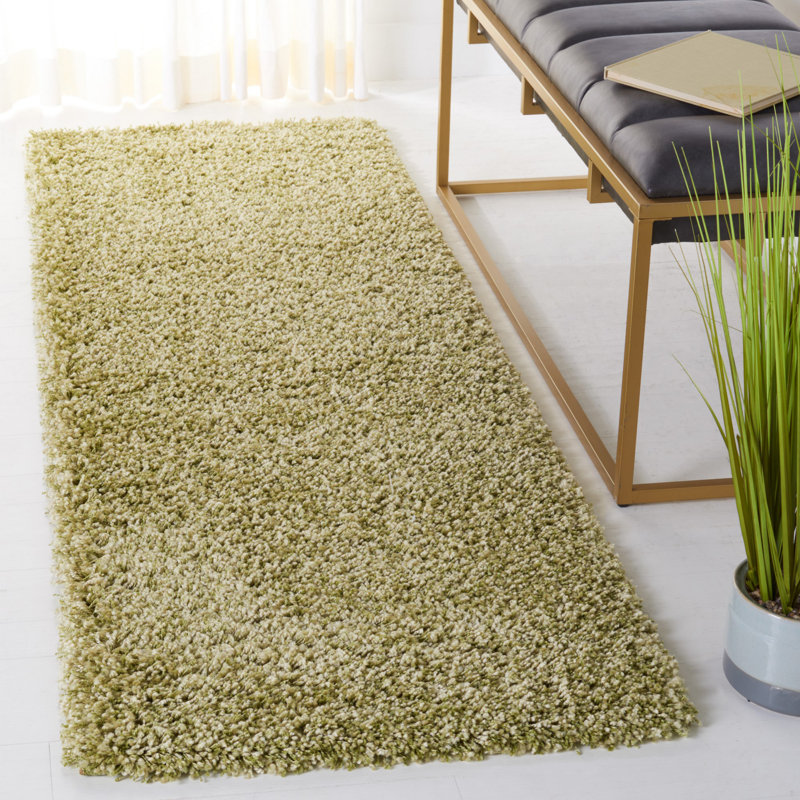 Vandoren Santa Monica Shag Performance Solid Color Rug, Runner 2'3" x 7'