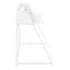 Bureau d'ordinateur moderne avec huche, tablettes de rangement et structure en métal robuste pour des espaces de travail à domicile efficaces.-1253617282