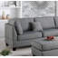 3 pièces Canapé modulaire avec coussins réversibles-2131268098